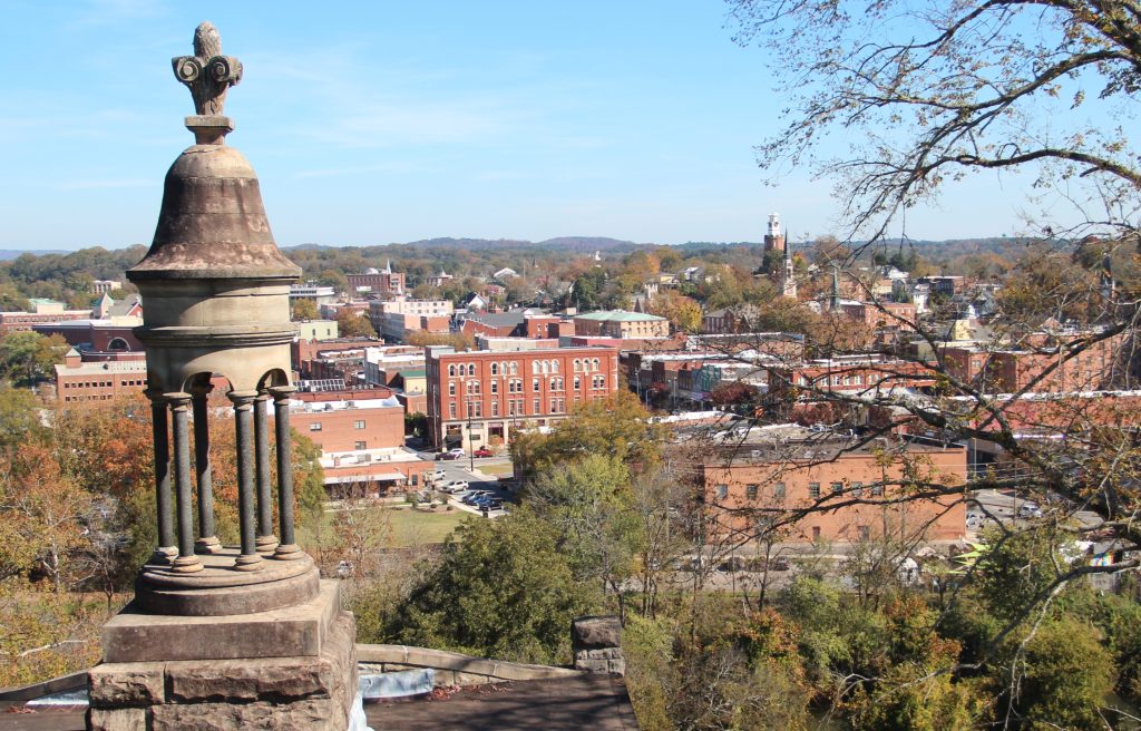 Rome GA viewed from Myrtle Hill Cemetery Nov 2017